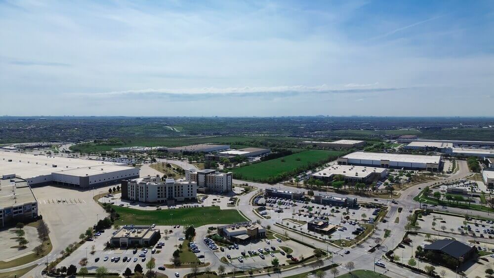 Prosper Texas aerial view