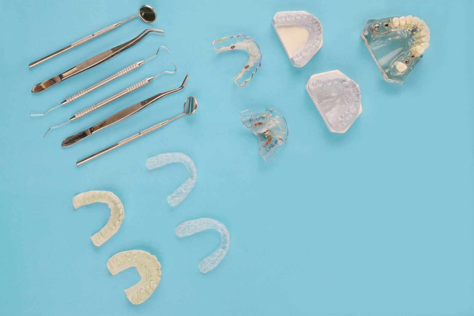Dental tools and retainer orthodontic appliance