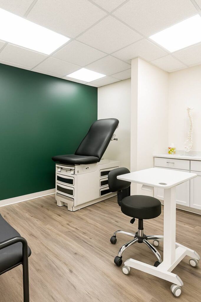 Apex Pain Office treatment room