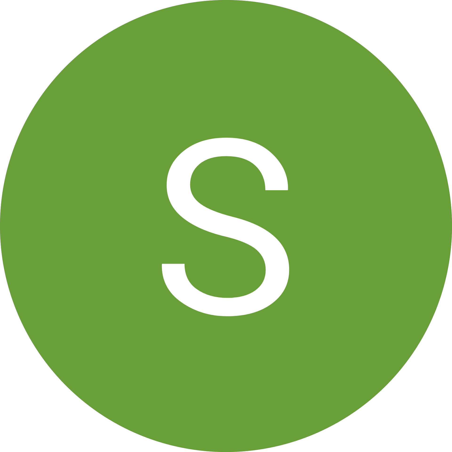 Green Letter S
