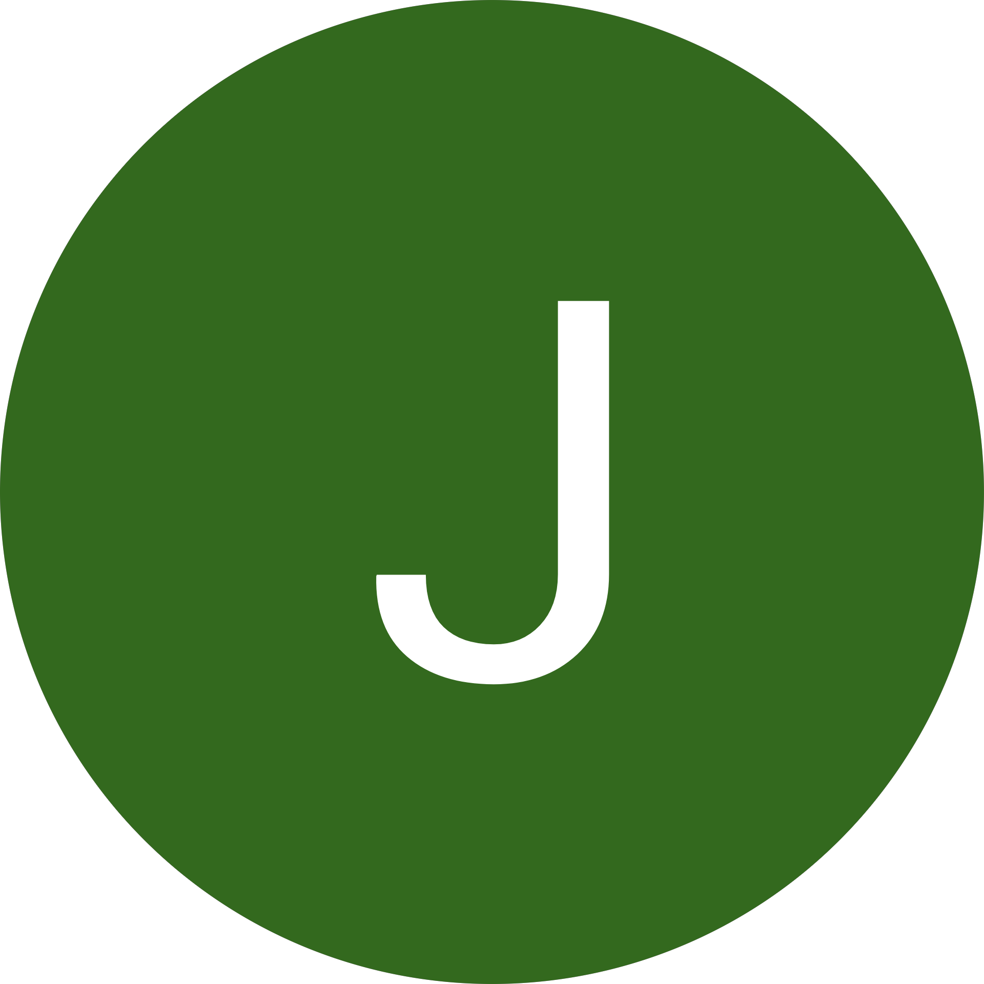 Green Letter J