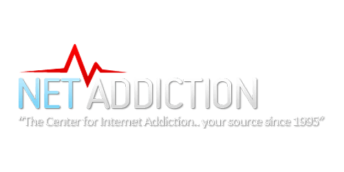 logo and tagline for Net Addiction