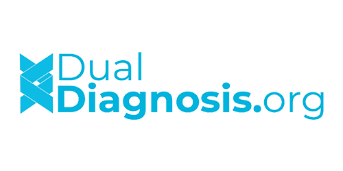logo and website address for Dual Diagnosis.org