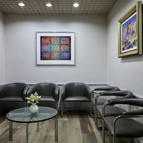 modern and comfortable office waiting room