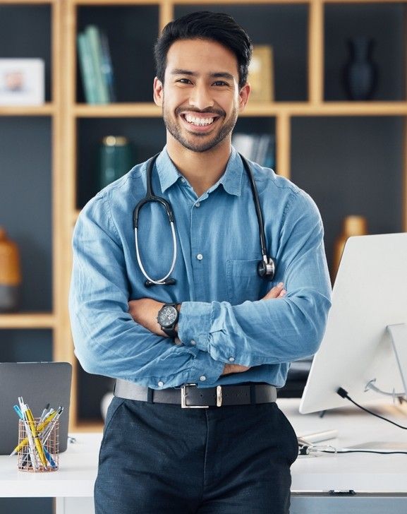 Male Medical Doctor Headshot