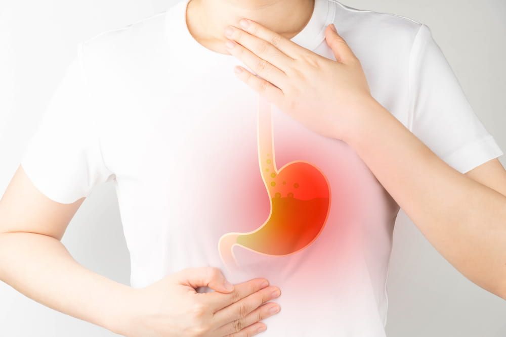 Gastroesophageal reflux disease (GERD) or acid reflux symptoms