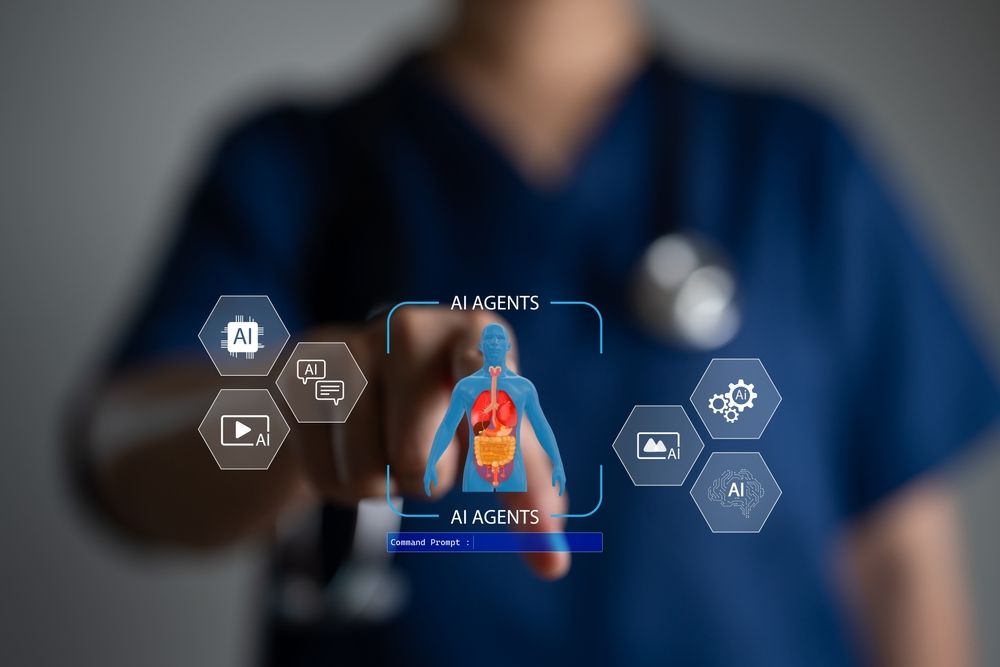 Doctor Using Ai Agents Interface