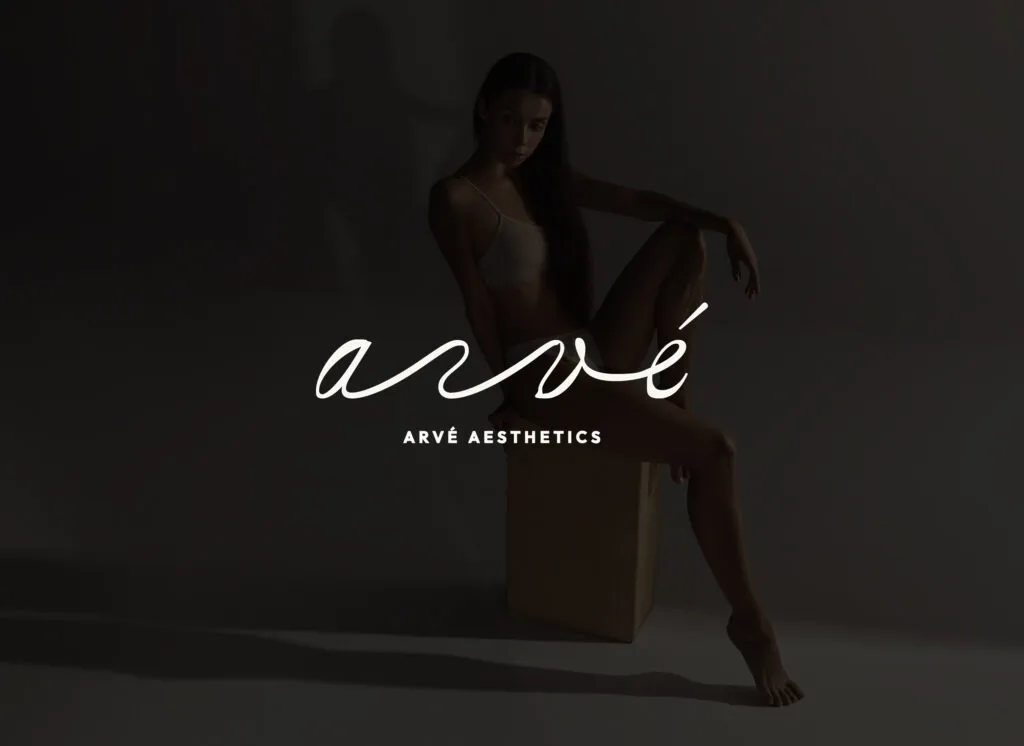 Clean, professional medical spa treatment room with neutral tones at Arvé Aesthetics in Greenville