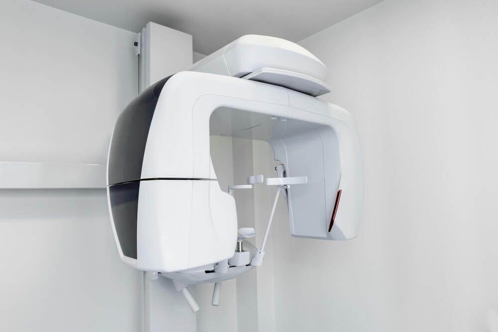 a panoramic dental X-ray machine
