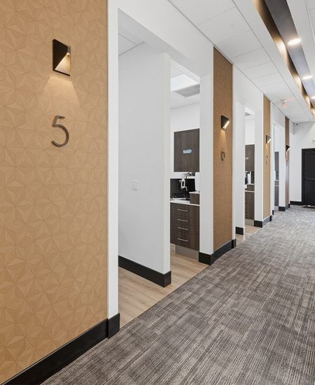 Verbena dental clinic hallway