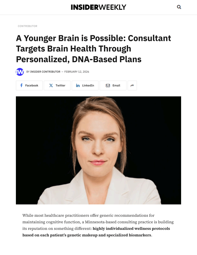 Insider weekly article