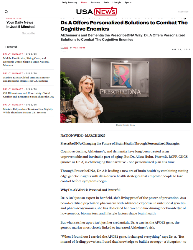 USA News Article