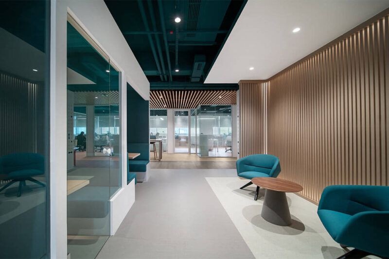 Midwest Office Waiting Area