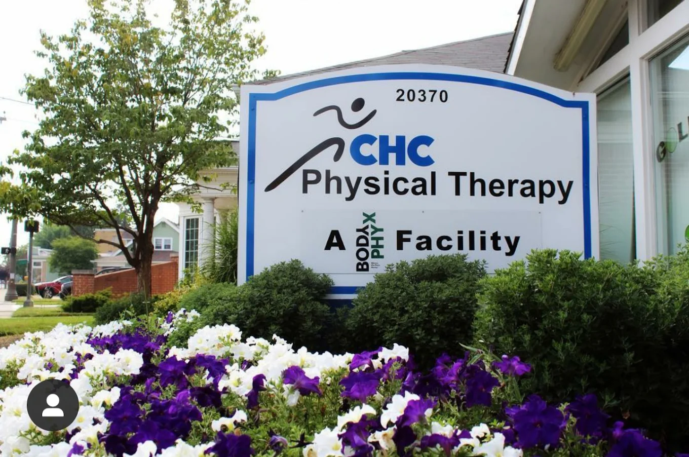 exterior sign for CHC Physical Therapy