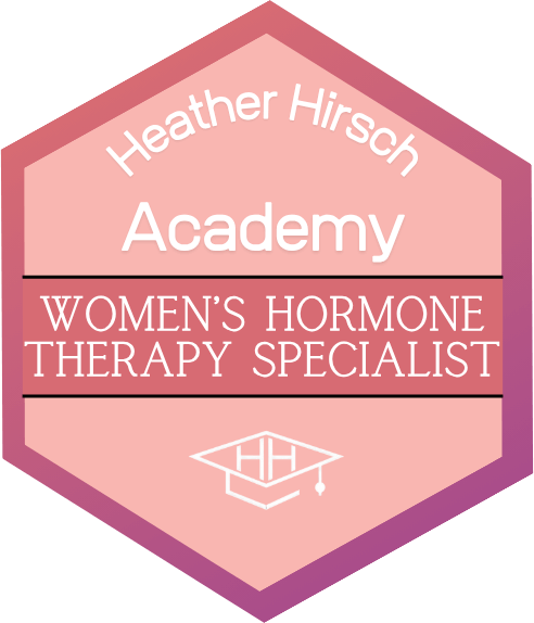 badge for the Heather Hirsch Academy