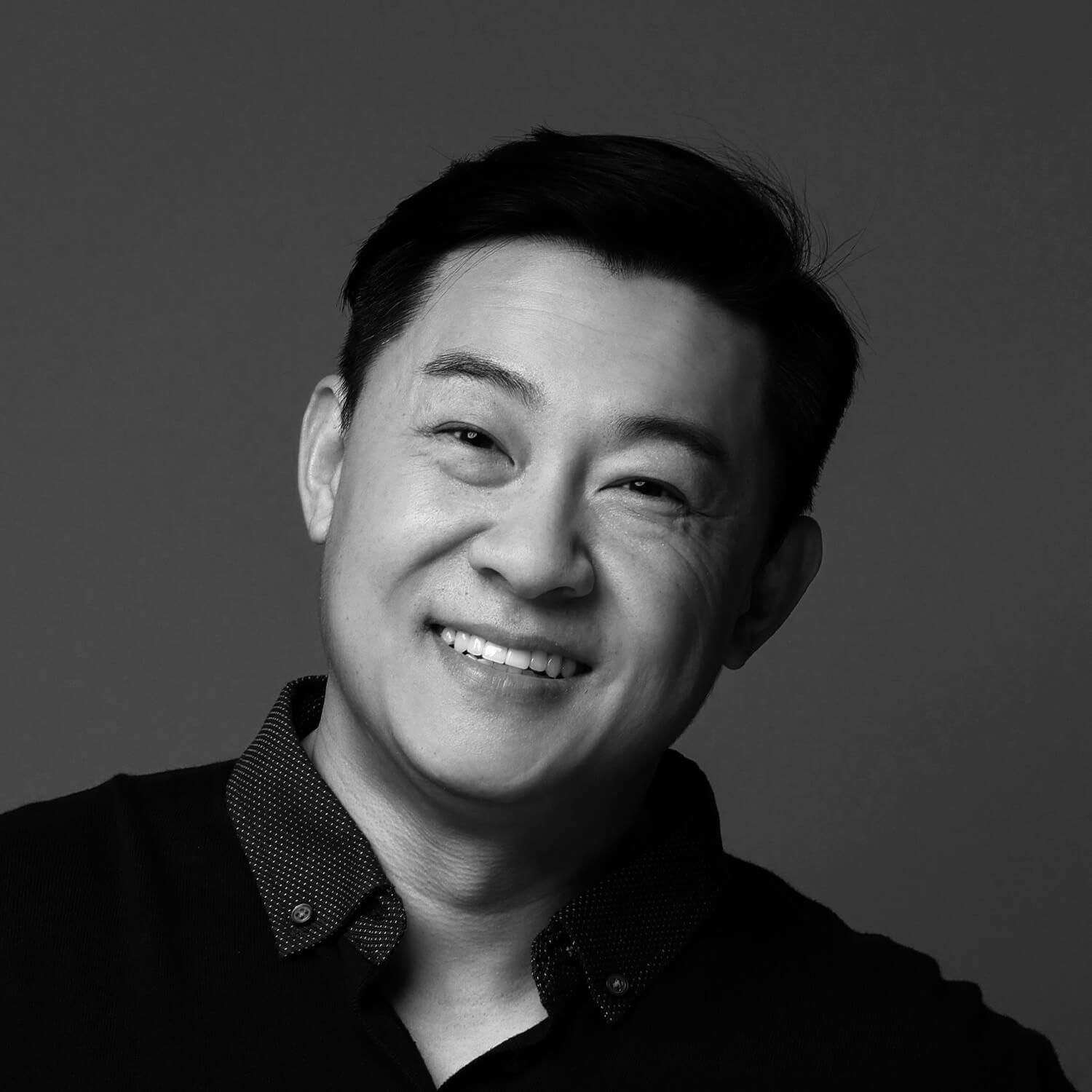 a portrait of an asian person