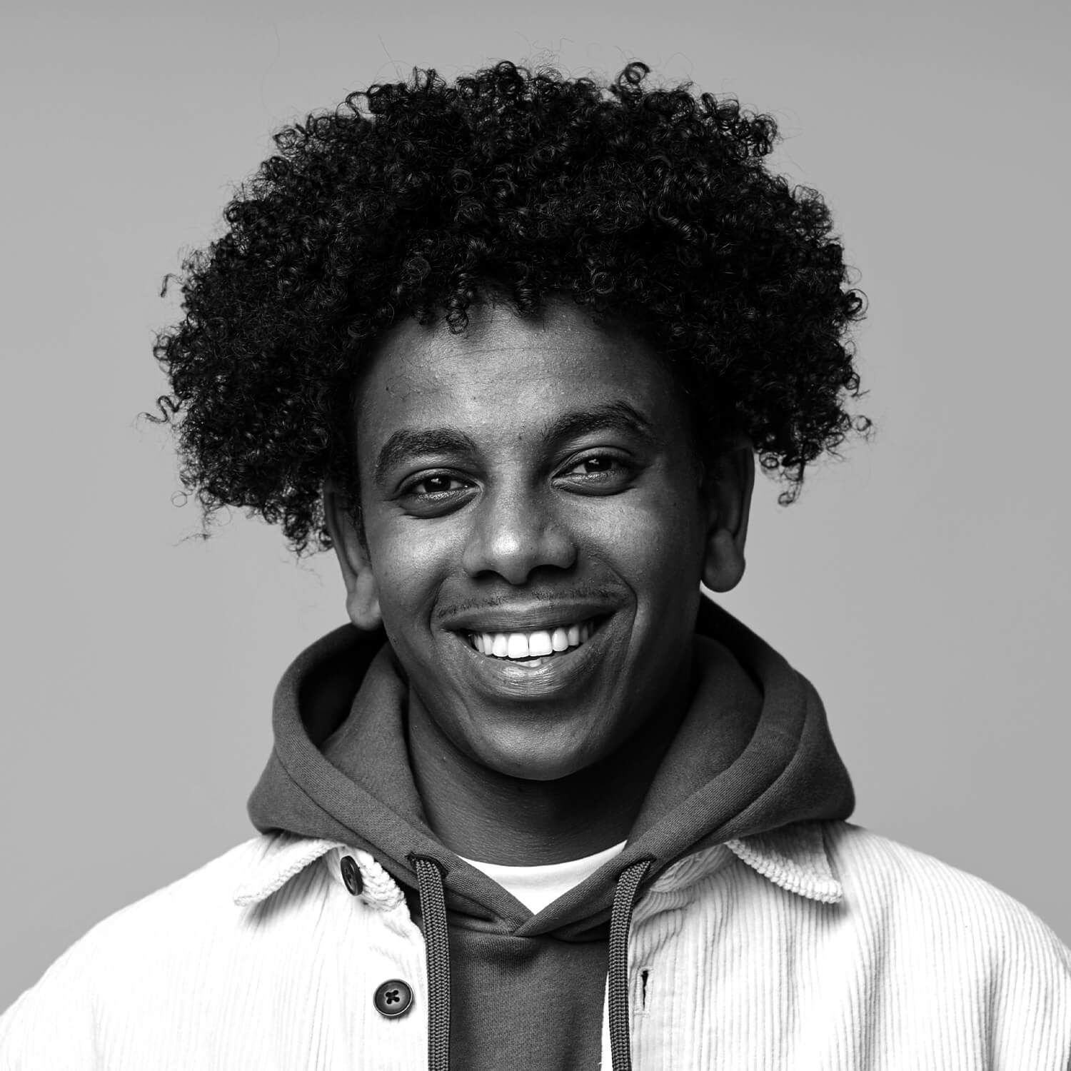 a portrait of a black-american person.