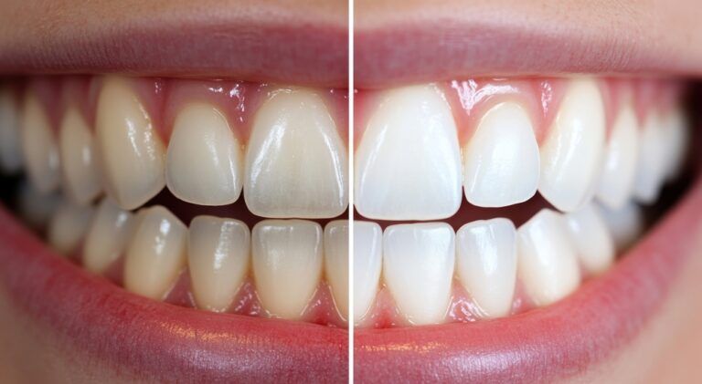teeth before and after teeth whitening