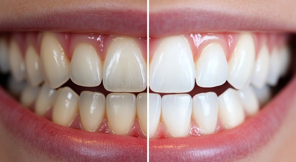 teeth before and after teeth whitening