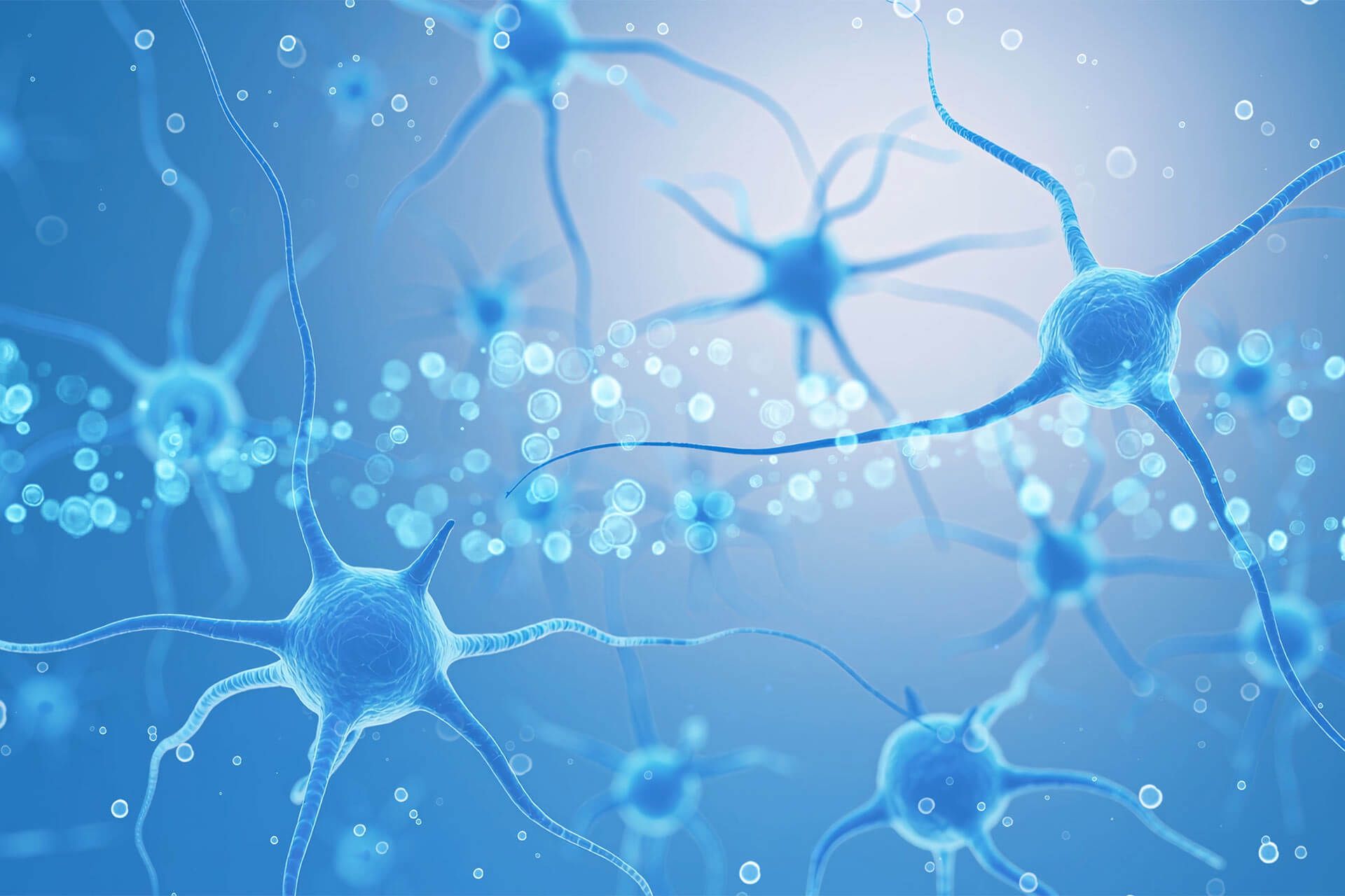 Blue Neurons and Synapses Capturing the Complexity of the Brain's Network