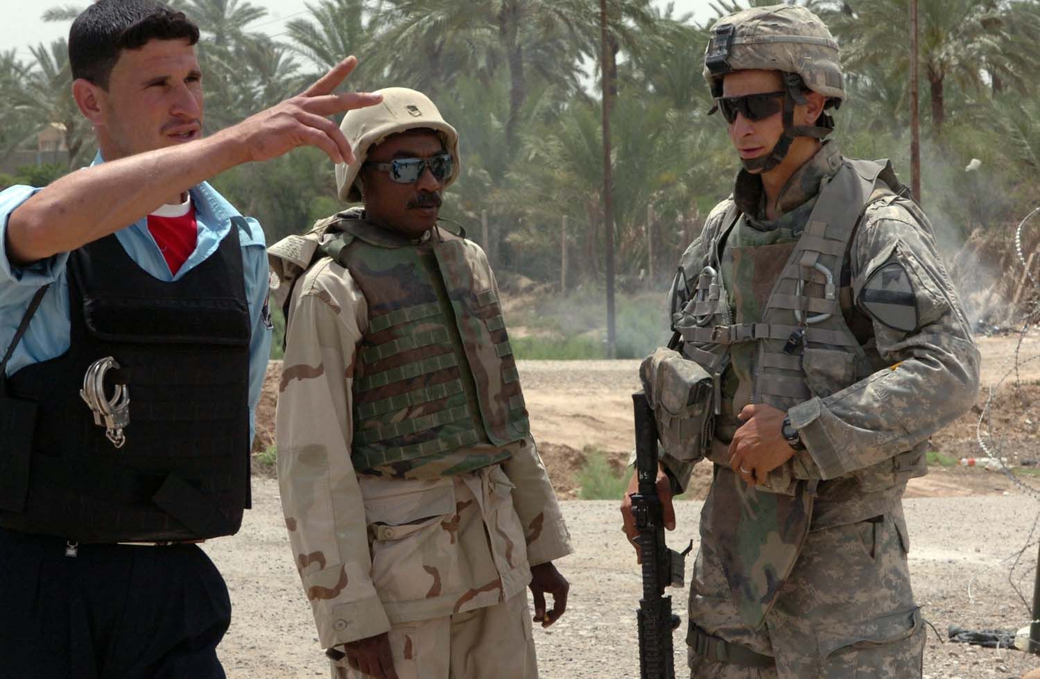 Dr. Russell Toll on a mission in Iraq