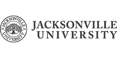 the official logo for Jacksonville University.