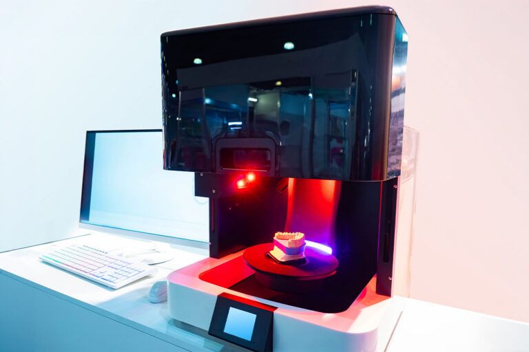 SprintRay 3D Printer at dental office printing
