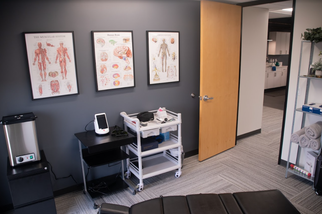 a treatment room at the Axon Integrative Health clinic