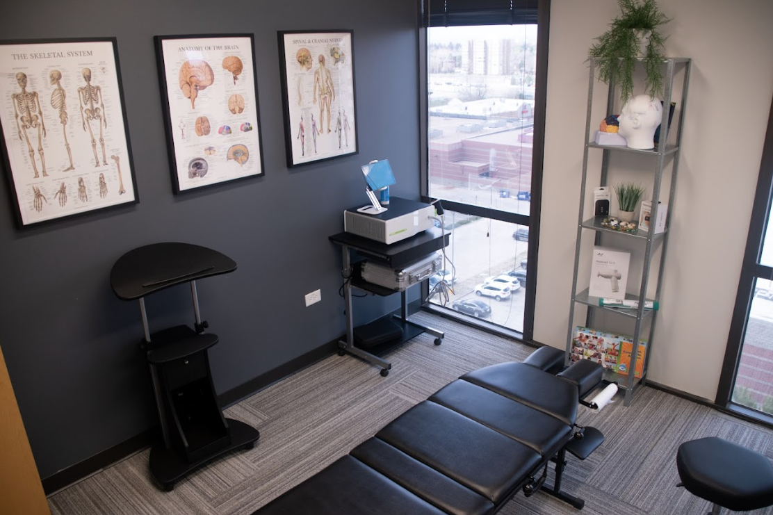 a treatment room at the Axon Integrative Health clinic